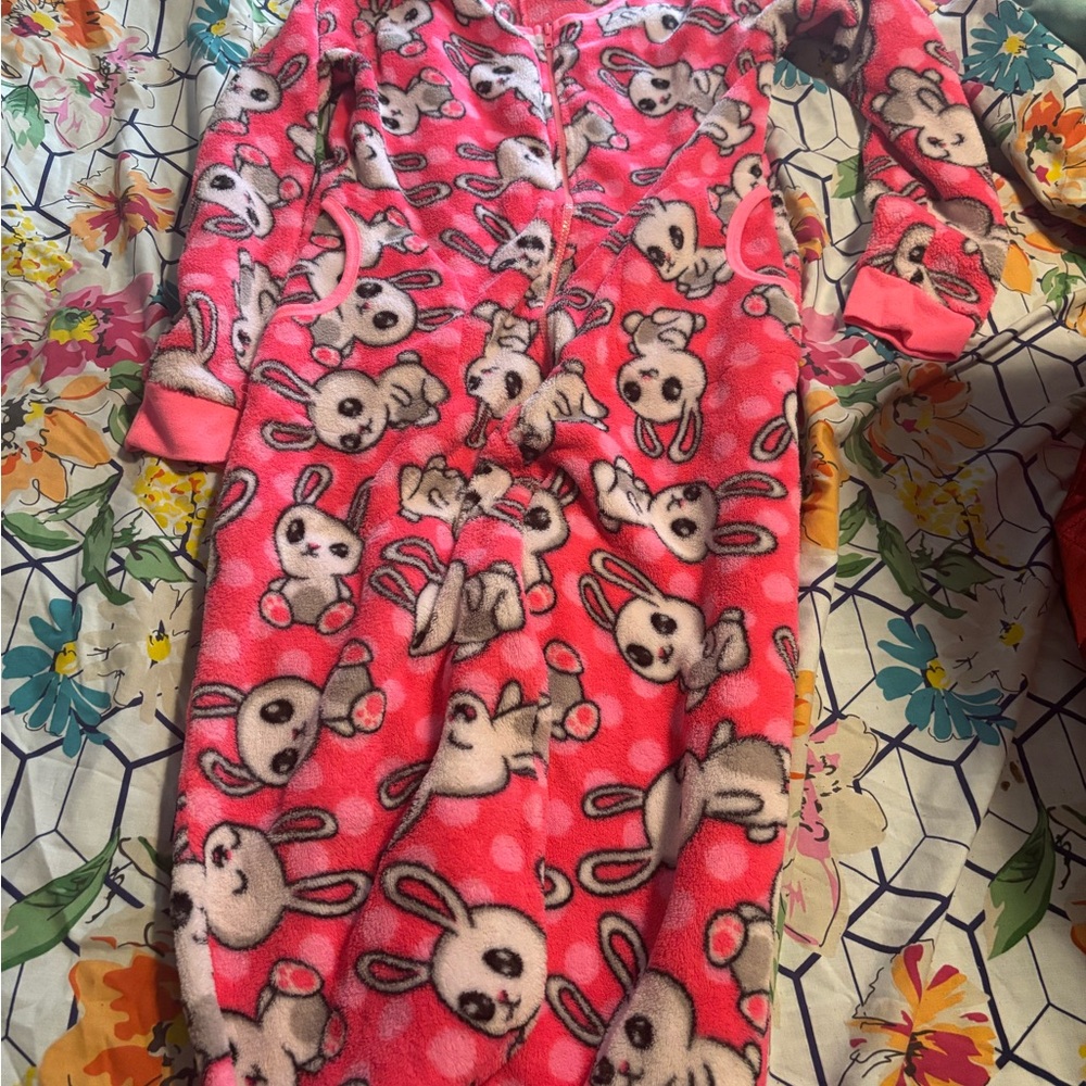 Adorable Pink Bunny women Pajamas